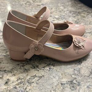 Kelly & Katie Blush Dress Shoes with Floral Detail